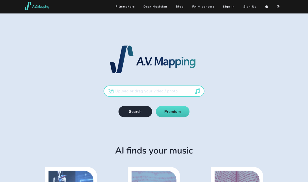 Screenshot of AV Mapping from https://avmapping.co/en/sync/