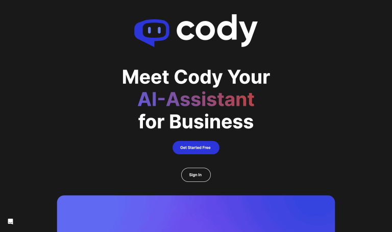 Screenshot of Cody from https://meetcody.ai/