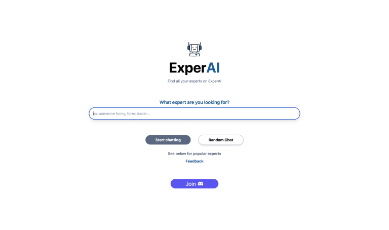 Screenshot of Expert AI from https://www.experai.com/