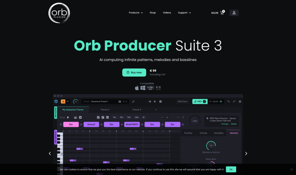 Screenshot of Orb Producer from https://www.orbplugins.com/orb-producer-suite/