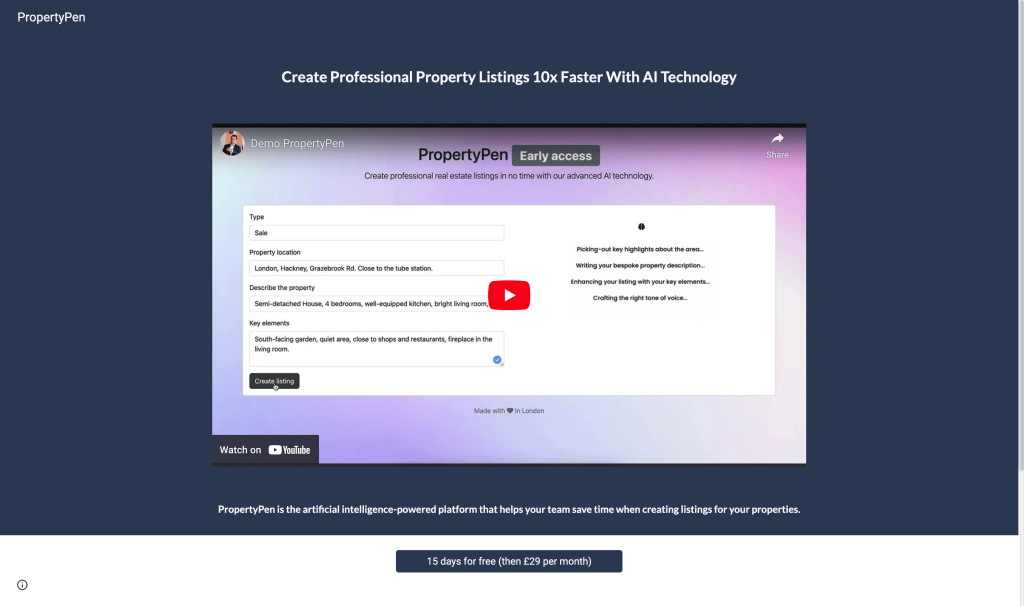 Screenshot of PropertyPen from https://try.magictools.ai/