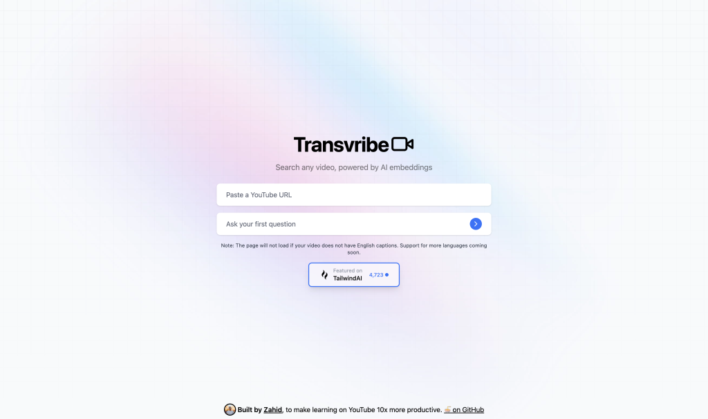 Screenshot of Transvribe from https://www.transvribe.com/